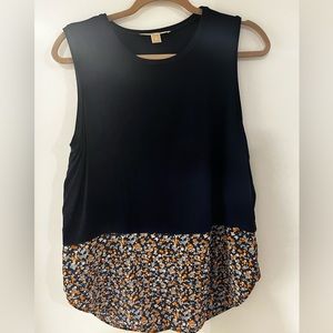 Michael Kors Blouse with Floral Detail